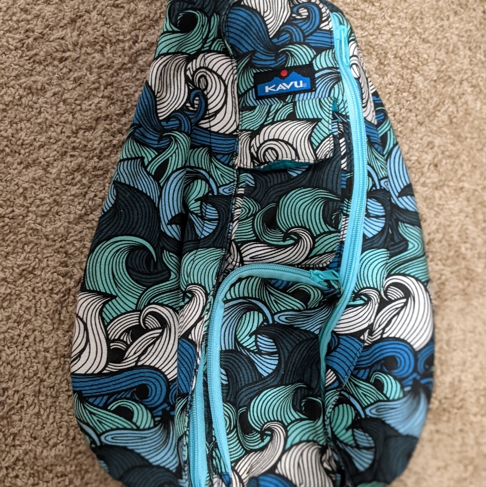 Kavu ocean waves rope sling bag